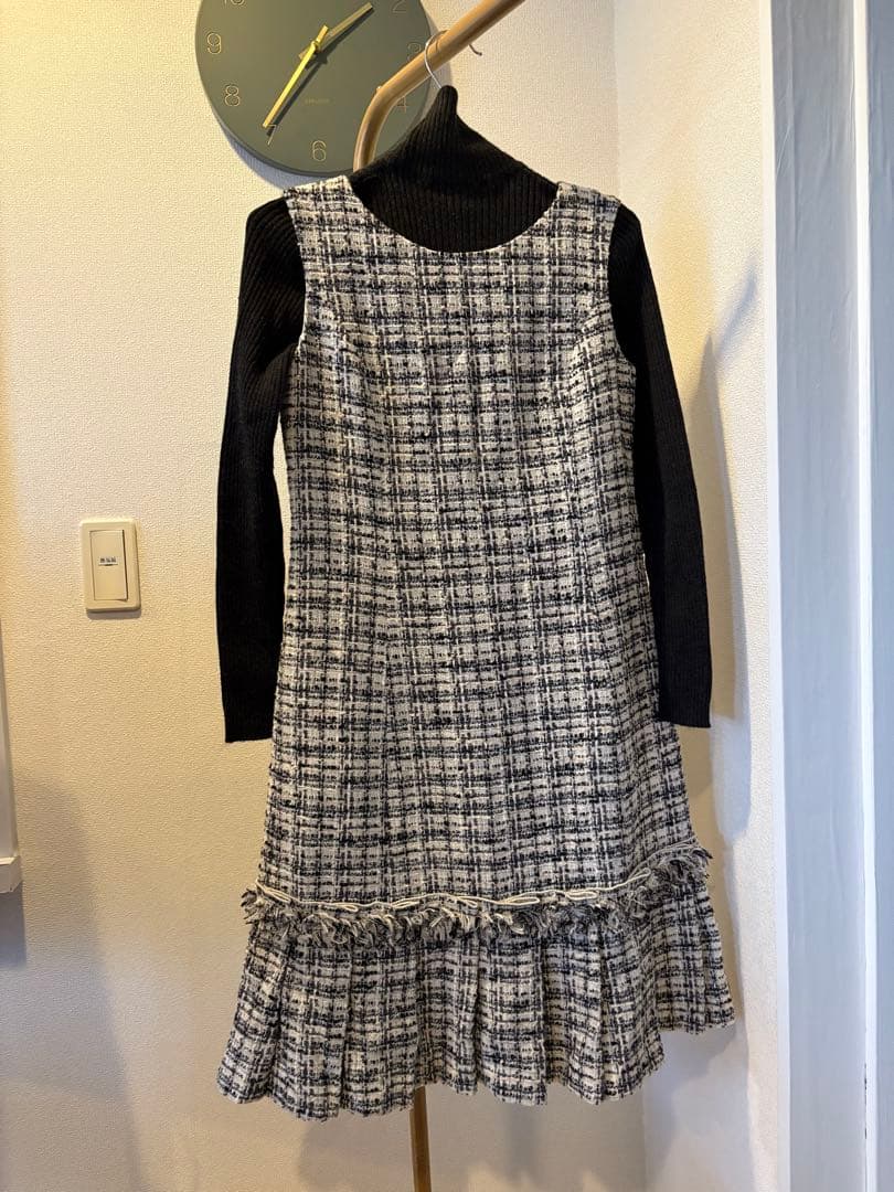 ANAYI ツイードワンピース　38