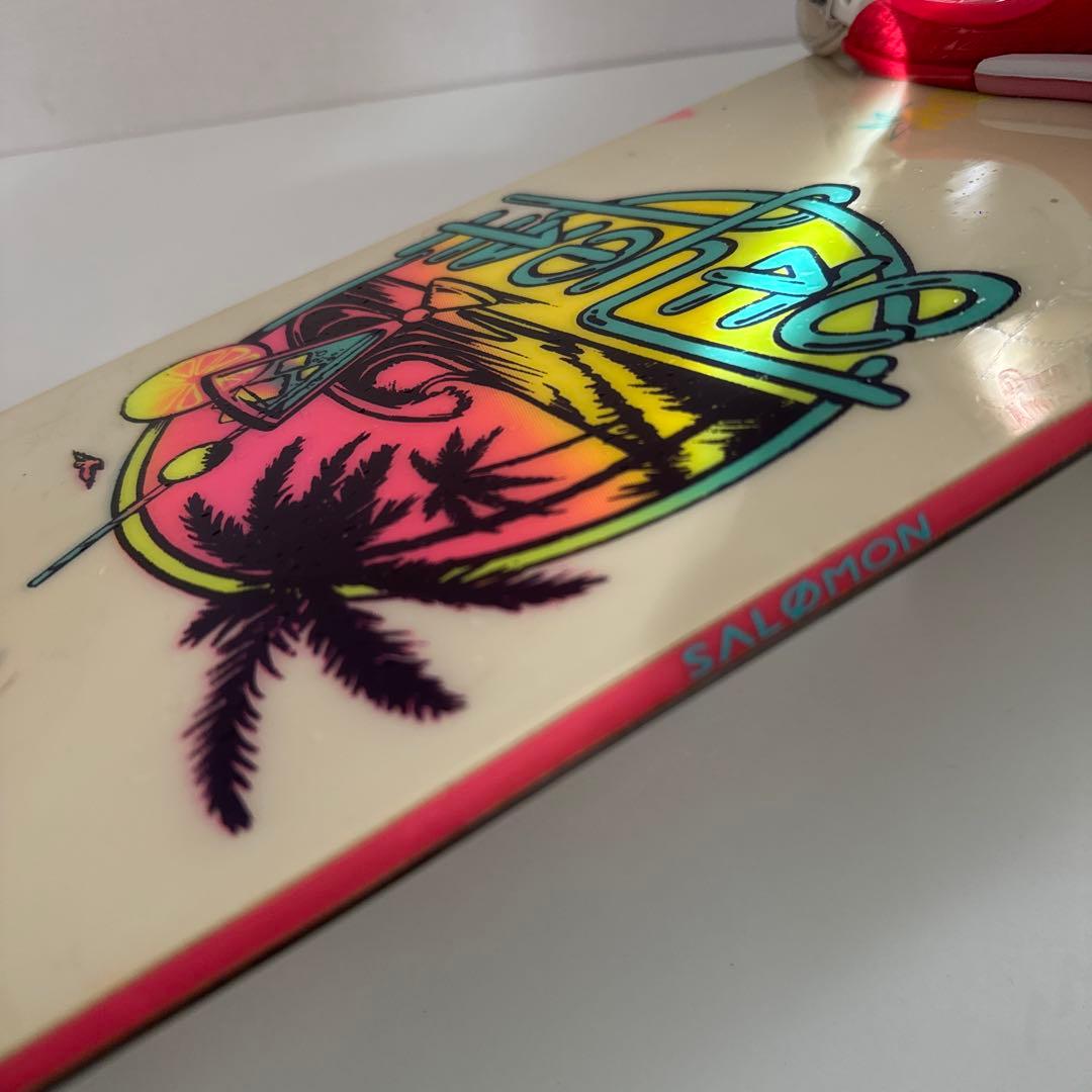 即滑走可能！SALOMONレディース143 スノーボード 板BD付