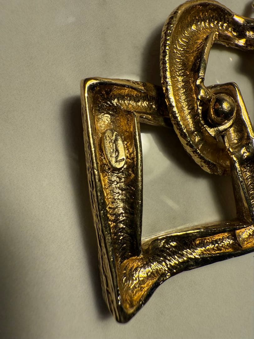 イヴ・サンローラン ○◇ ゴールド ヴィンテージネックレス