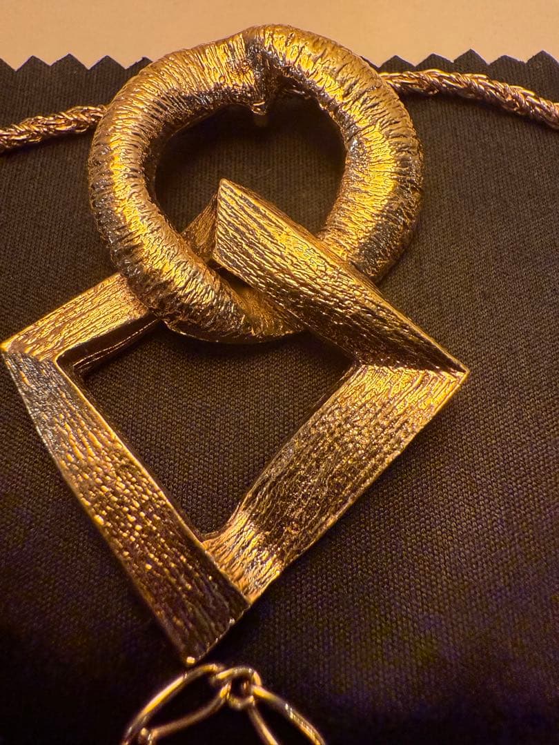 イヴ・サンローラン ○◇ ゴールド ヴィンテージネックレス