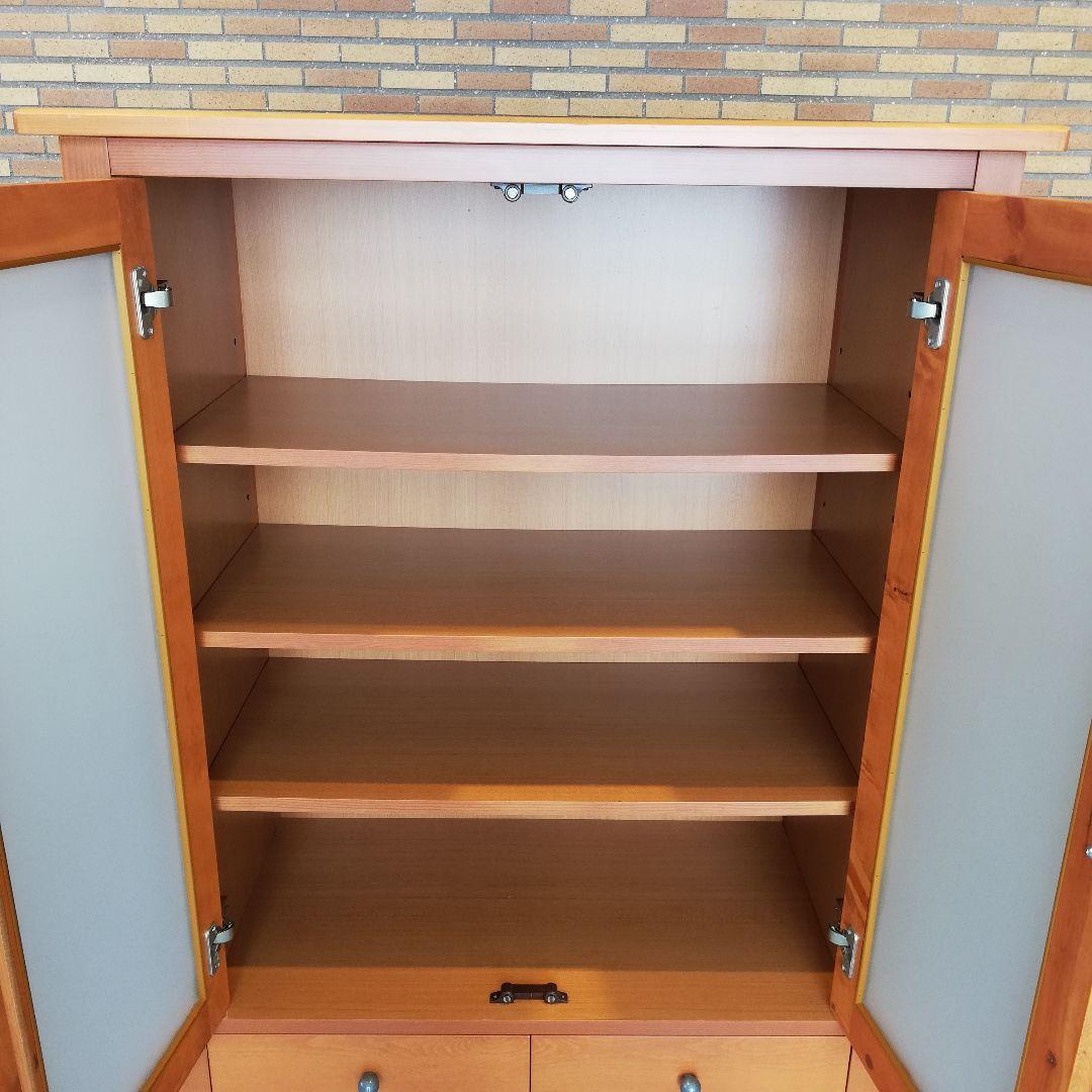 神無月セールΦ【廃番品】ACTUS Elikaカップボード キッチンキャビネット