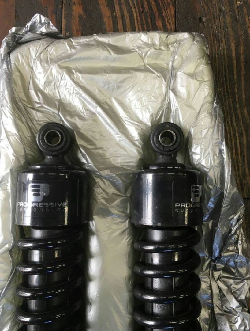 プログレッシブ製 12インチ リアサスペンション ダイナ/スポーツスター等