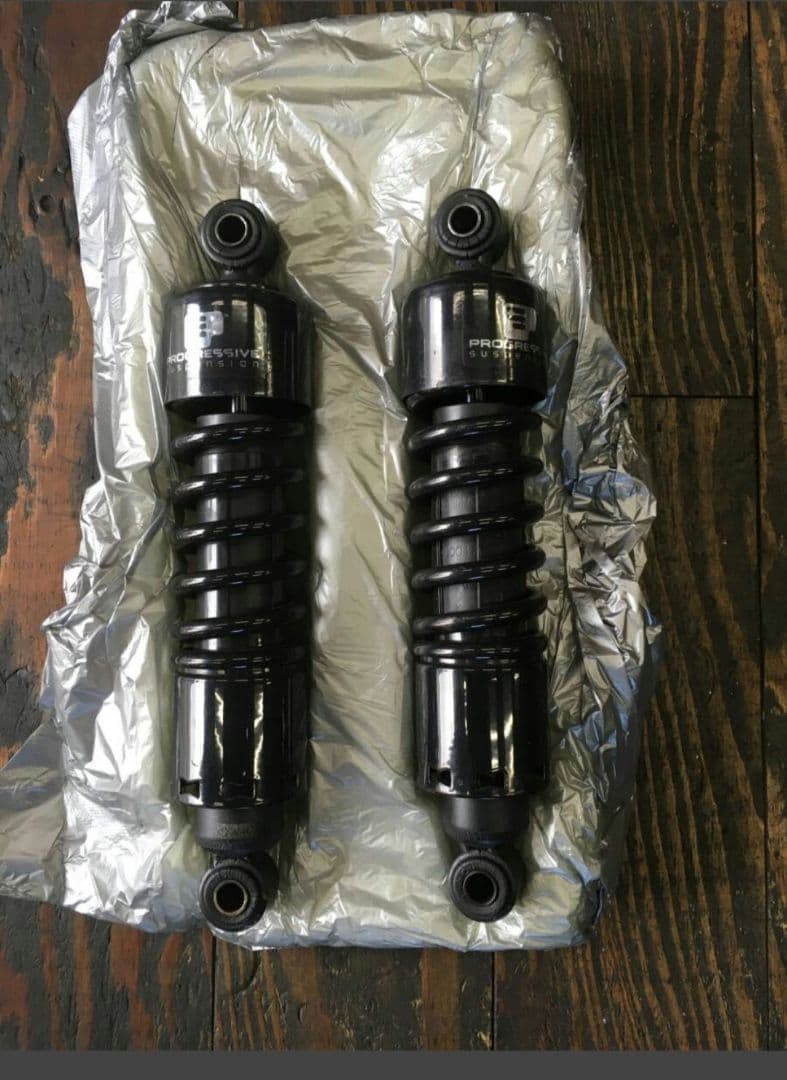 プログレッシブ製 12インチ リアサスペンション ダイナ/スポーツスター等