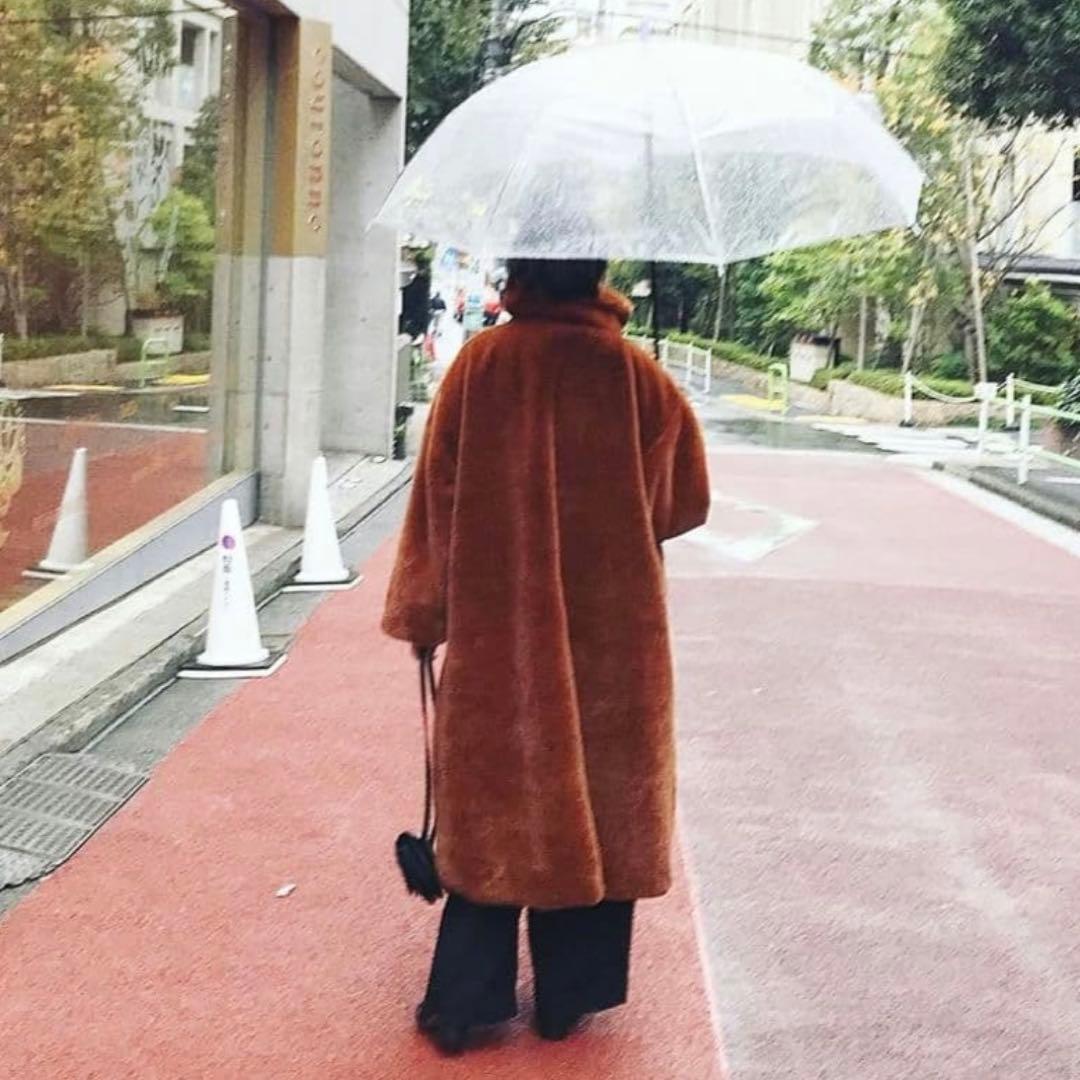 CLANE LONG FUR COAT ロングファーコート ブラック