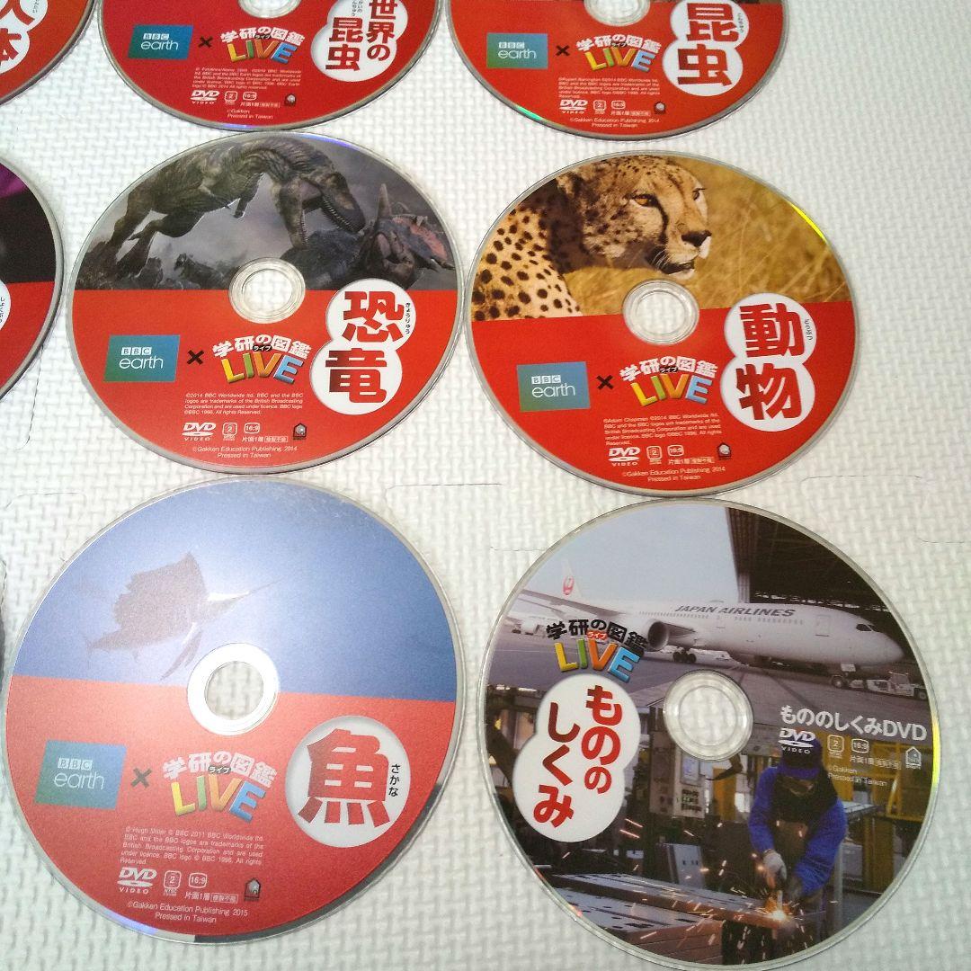 学研の図鑑ライブLIVE DVDのみ17枚セット