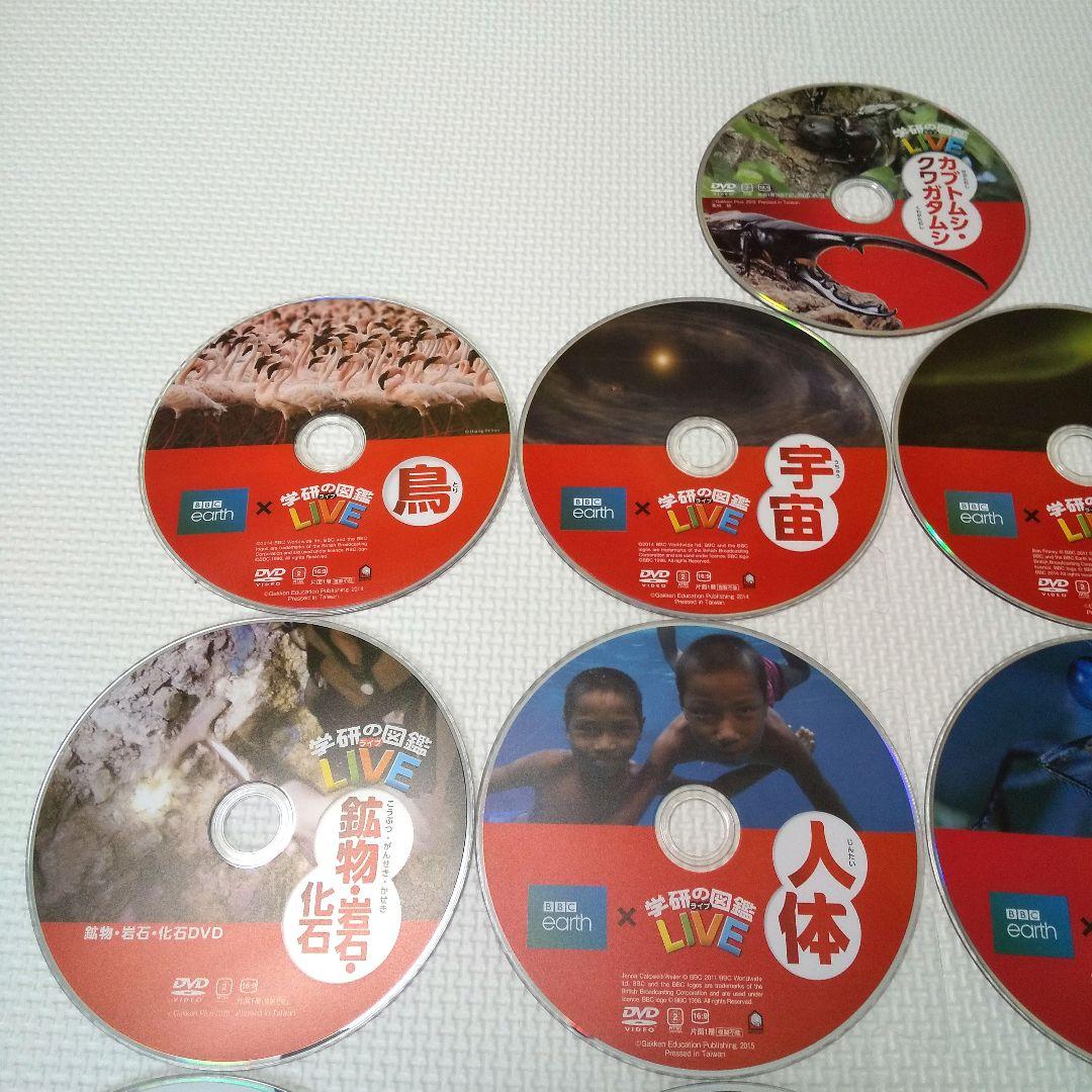 学研の図鑑ライブLIVE DVDのみ17枚セット