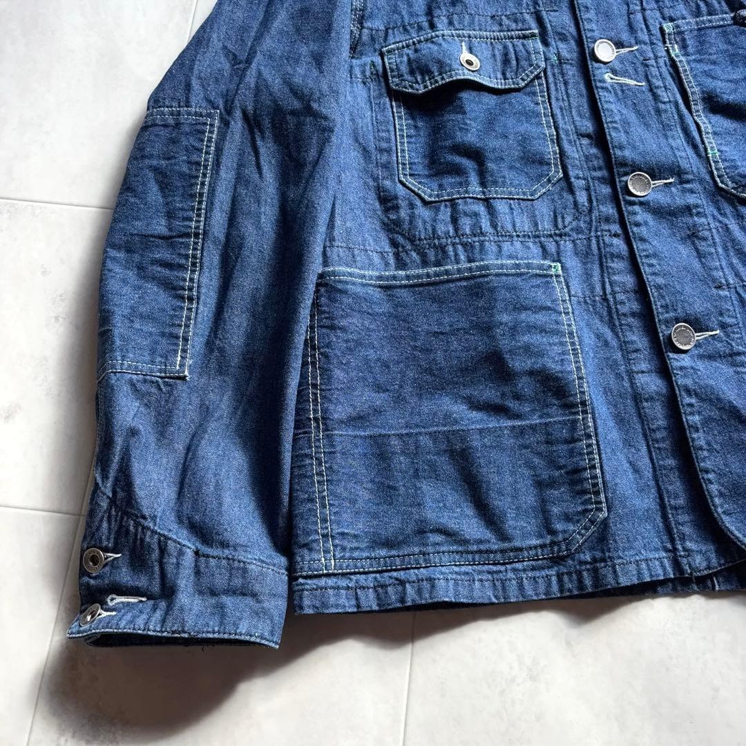 【美品】エンジニアードガーメンツ デニム エンジニアジャケット 短丈 USA製