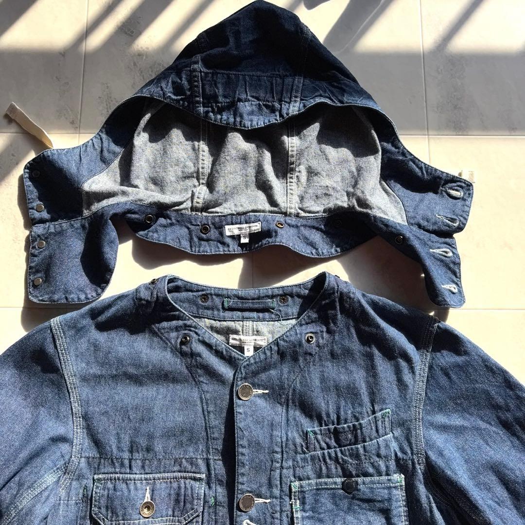 【美品】エンジニアードガーメンツ デニム エンジニアジャケット 短丈 USA製