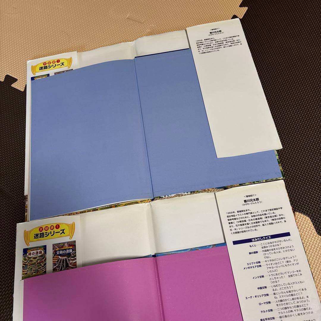 時の迷路、文明、自然遺産、進化、伝説、昆虫、宇宙、物語、乗り物　等　迷路計10点