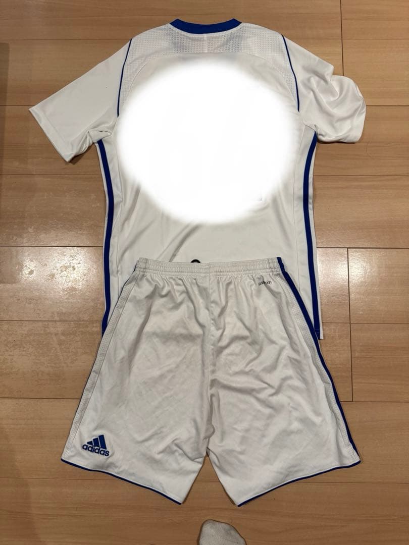 仙台育英サッカー部　個人番号ユニフォーム　白