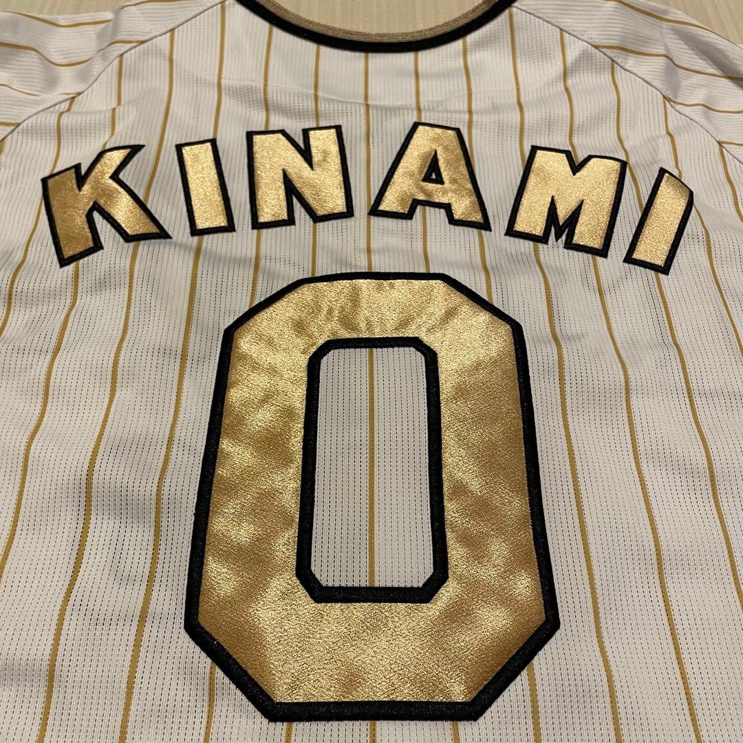 阪神タイガース　チャンピオンユニフォーム　木浪聖也　Lサイズ