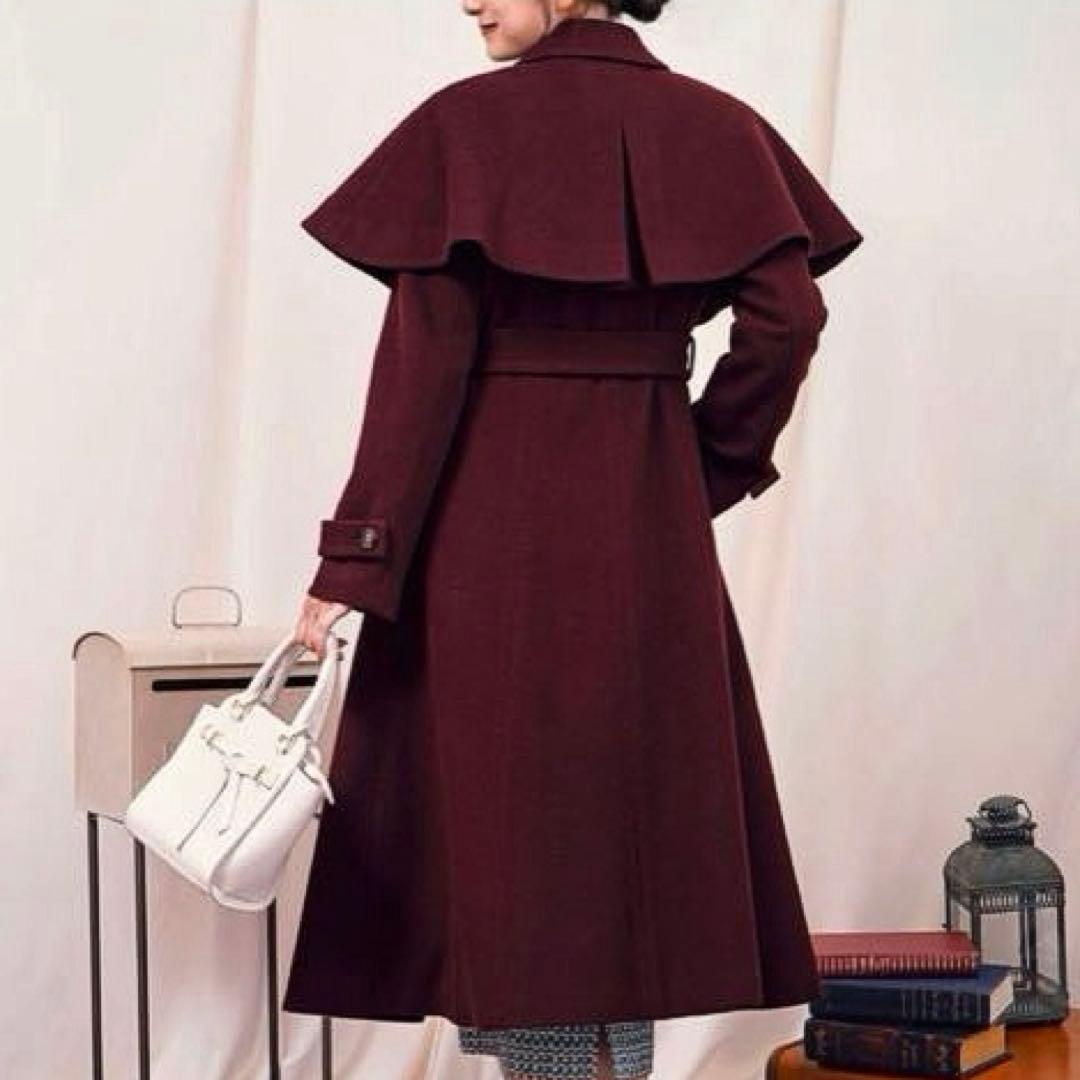 ノエラ 2way ケープ ウール コート