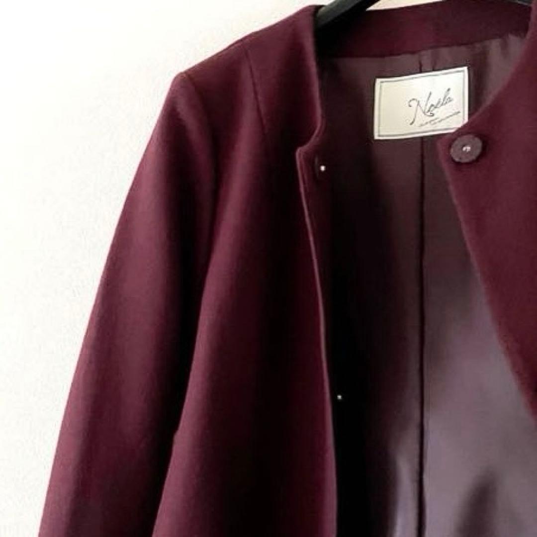 ノエラ 2way ケープ ウール コート