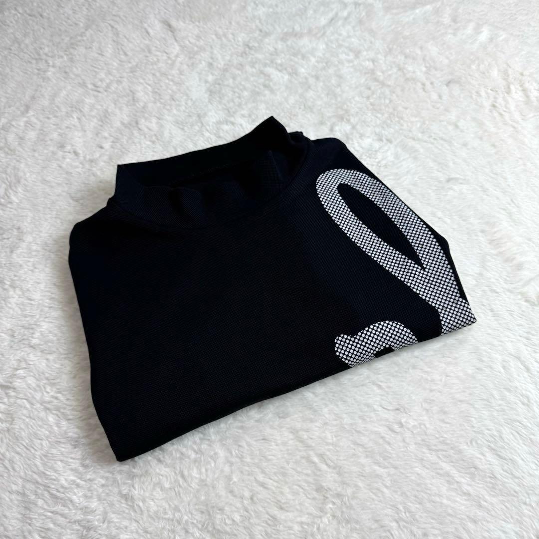 エイトロックベアカノコ 半袖ハイネックカットソー ＜筆記体ロゴ＞