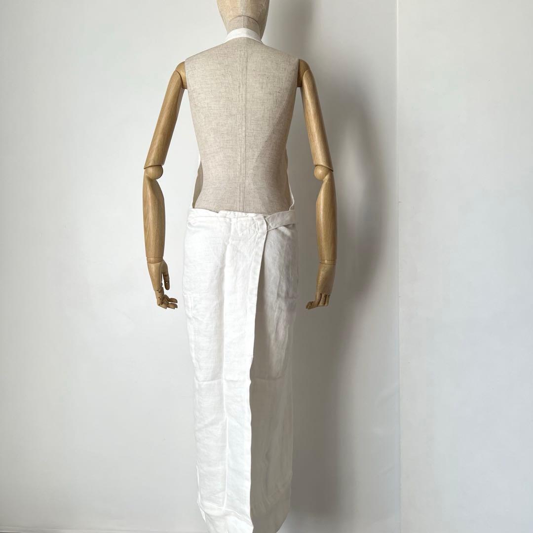 【新品】Tekla エプロン リネン 白 テクラ キッチン