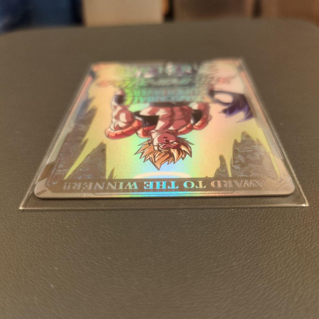 ドラゴンボールスーパーダイバーズ　カード風賞状　準優勝　ゴジータ