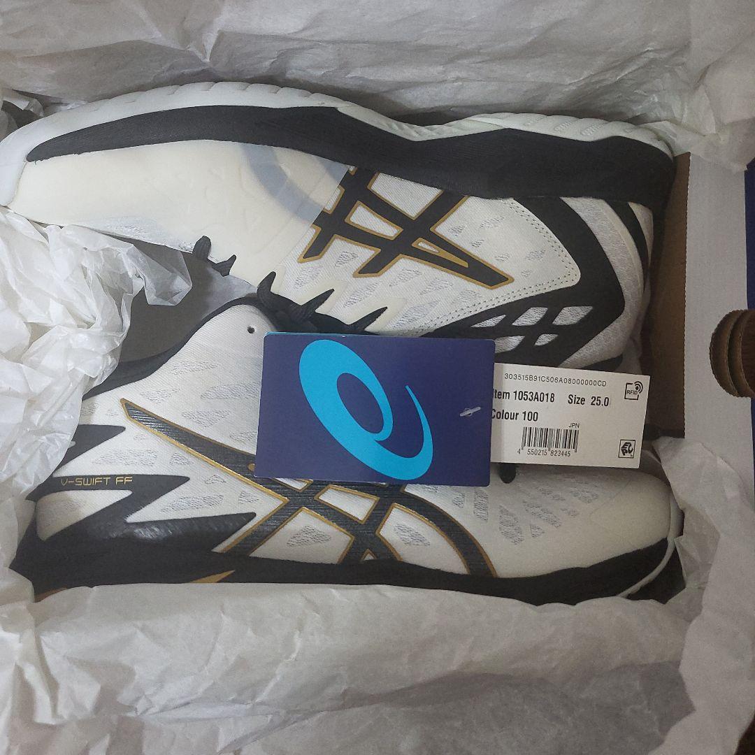 アシックス　バレーボールシューズ 25cm V-SWIFT FF MT2