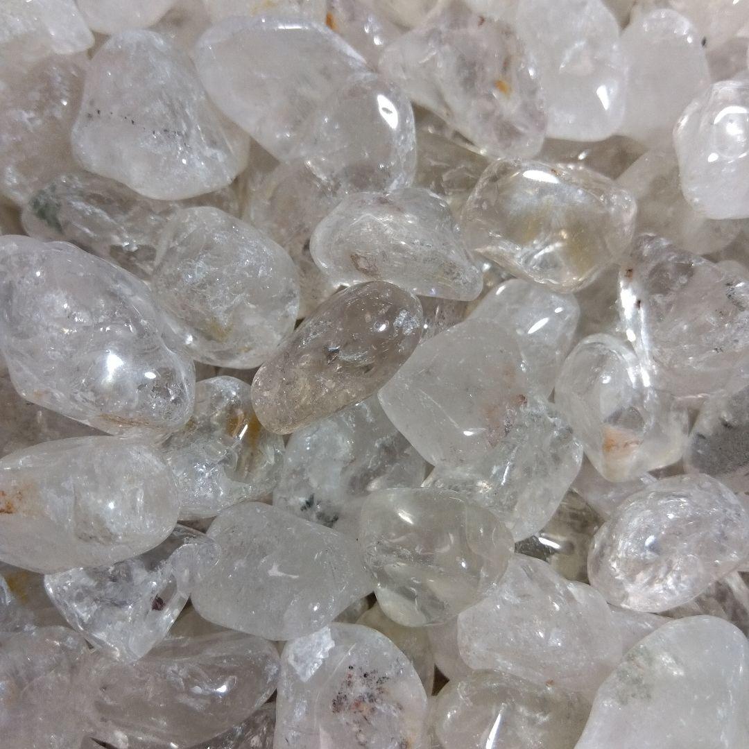 在庫整理特価　サービス品　中粒　ヒマラヤ水晶　さざれ　20kg　大量　まとめ