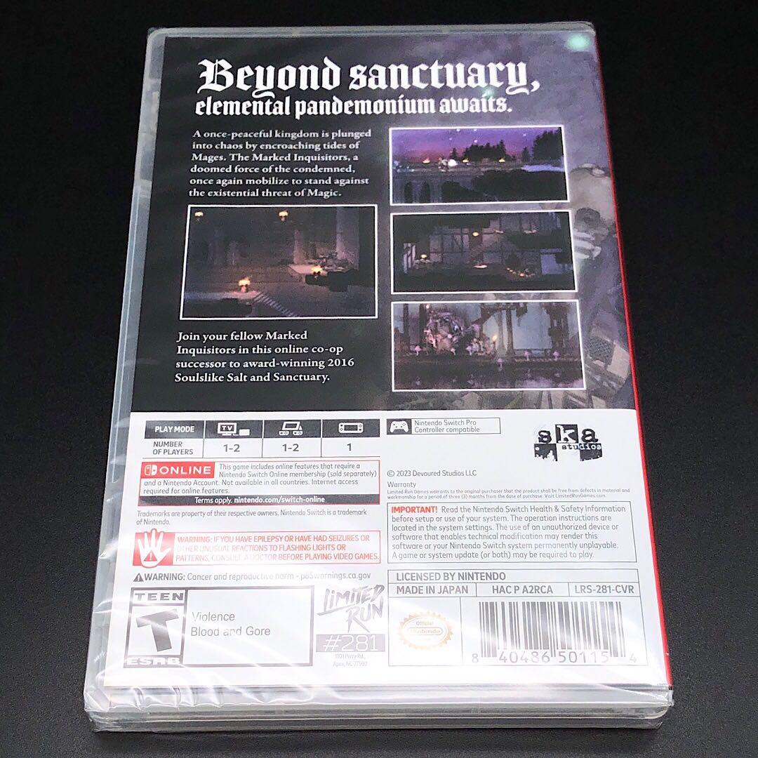 Salt and Sacrifice ソルト アンド サクリファイス 北米版