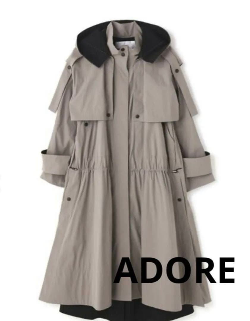 ま*り様 アドーア　ドライナイロンコート　36