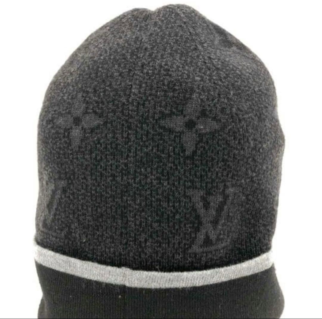 ヴィトン ニット帽　ブラック　マイ・モノグラム・エクリプス 値下げ可‼️