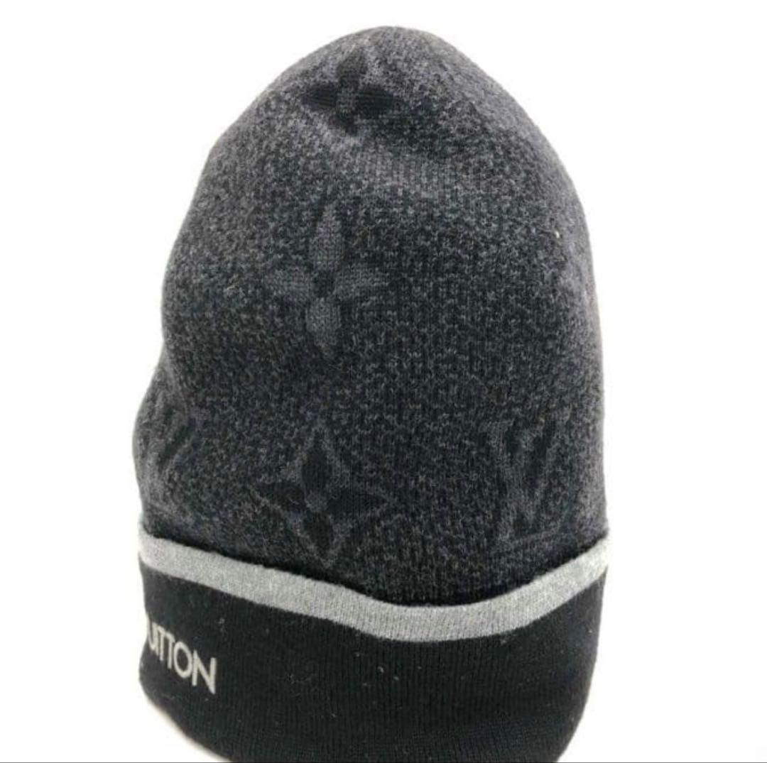 ヴィトン ニット帽　ブラック　マイ・モノグラム・エクリプス 値下げ可‼️
