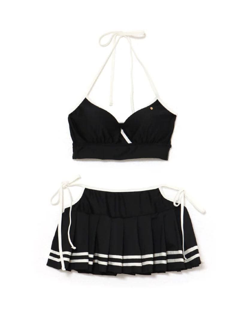 水着・ラッシュガード andmary Coco pleats swimwear black