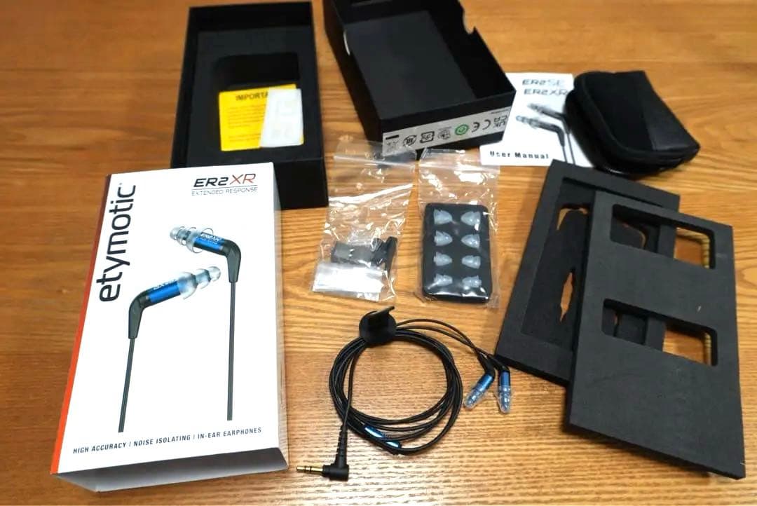 【超美品、ほぼ未使用】etymotic ER2XR +MMCX変換アダプタおまけ