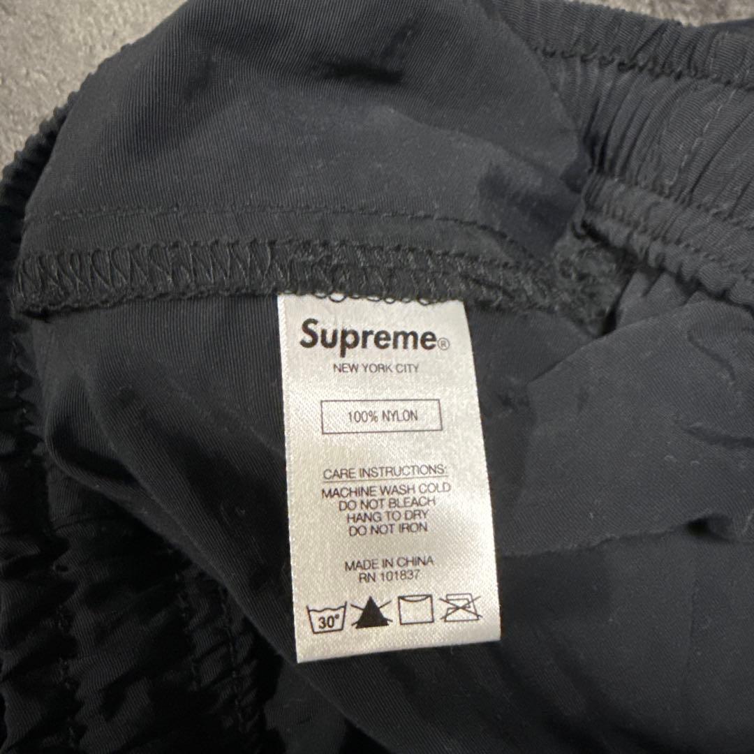 a*.様 supreme warm up pant ブラックパンツ ジッパーポケ