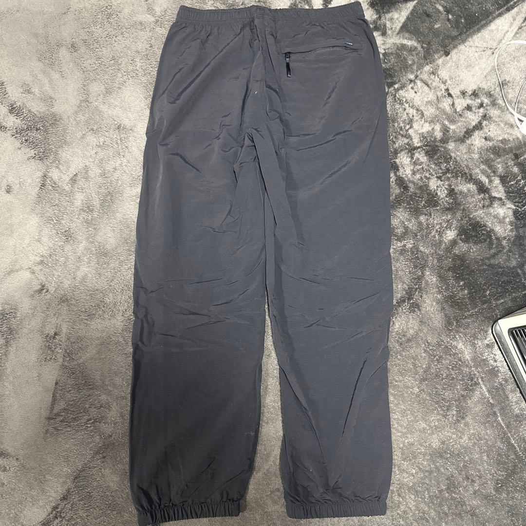 a*.様 supreme warm up pant ブラックパンツ ジッパーポケ