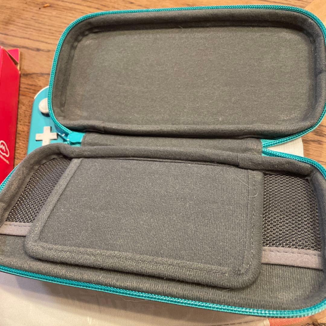 Nintendo Switch Lite ターコイズ 本体、専用ケース2色セット