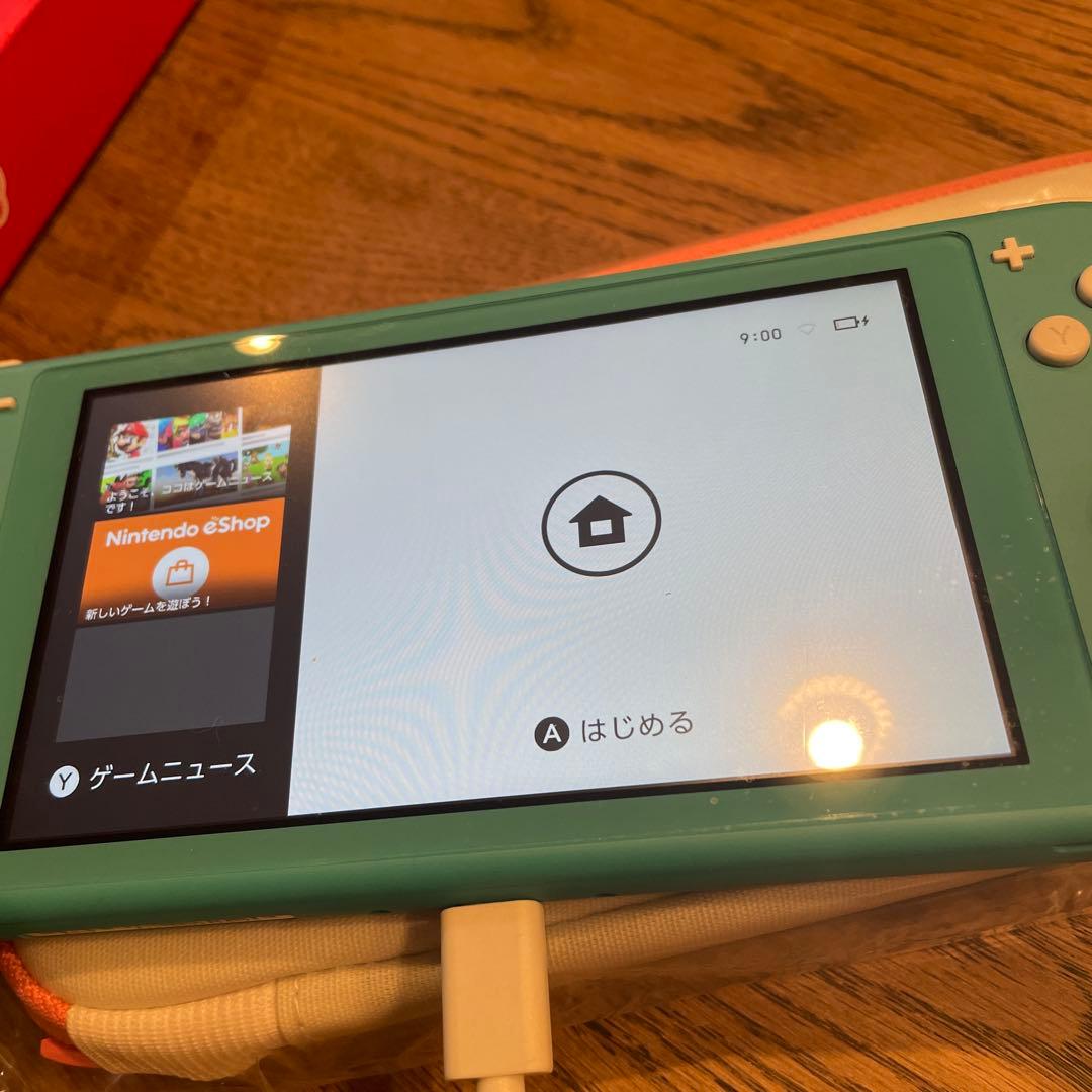 Nintendo Switch Lite ターコイズ 本体、専用ケース2色セット
