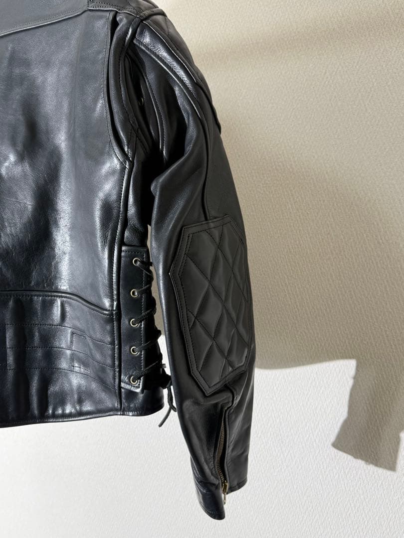 KADOYA カドヤ ダブルライダースジャケット 黒 L