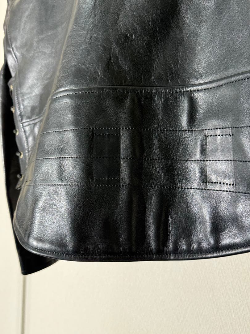 KADOYA カドヤ ダブルライダースジャケット 黒 L