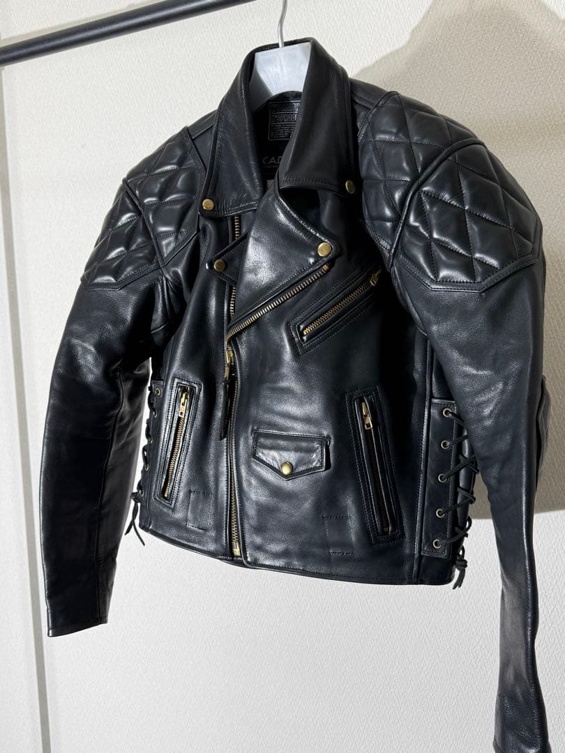 KADOYA カドヤ ダブルライダースジャケット 黒 L