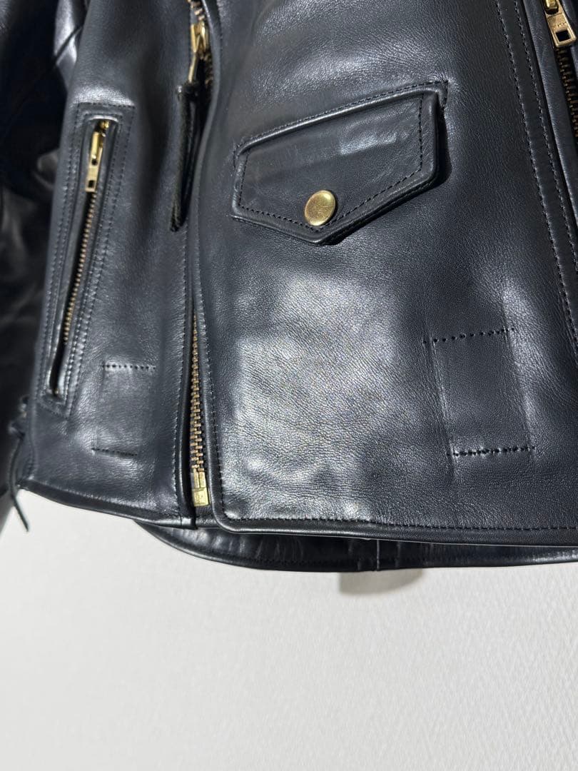 KADOYA カドヤ ダブルライダースジャケット 黒 L