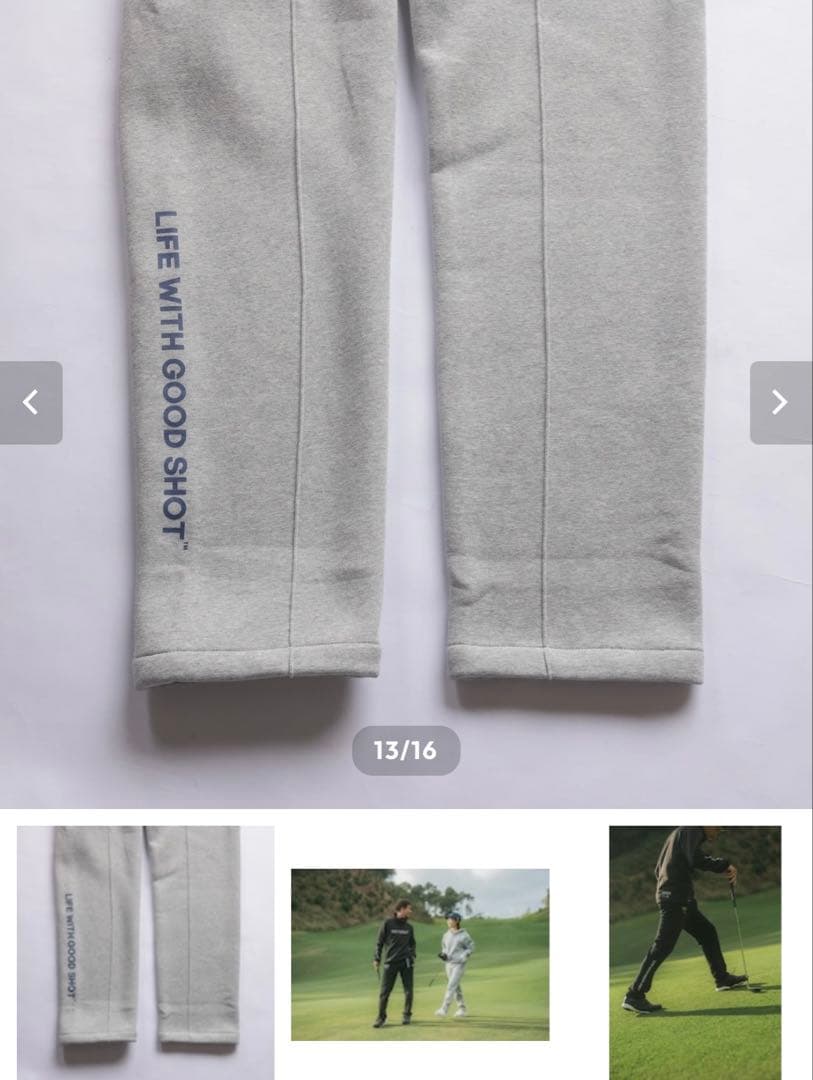 NO COFFEE × CLUBHAUS \"NO GOLF\"ゴルフパンツ