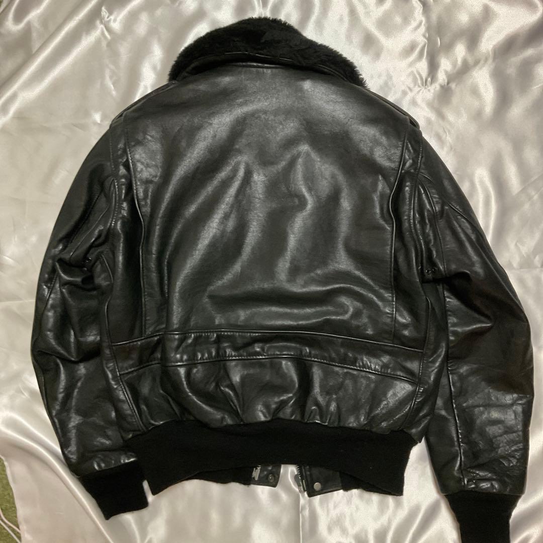 Schott 184SM ブラック ミリタリージャケット 42