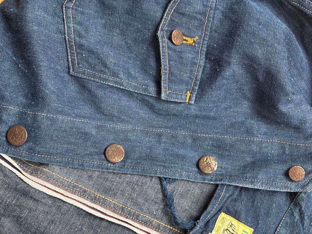 Dhansingデニムオールインワン　40s ヴィンテージ