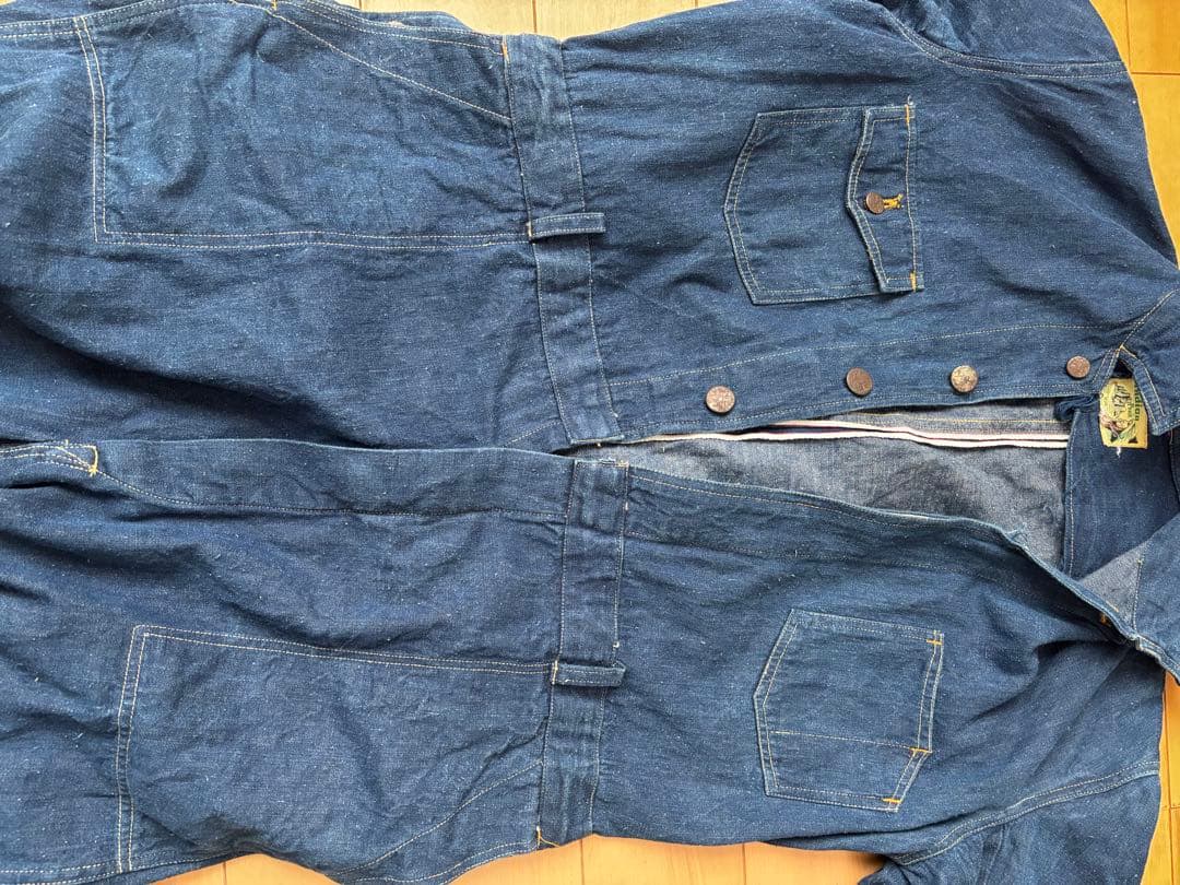 Dhansingデニムオールインワン　40s ヴィンテージ