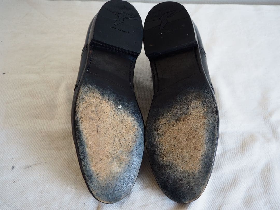 靴 Alden 993 Black Cordovan Saddle Shoes