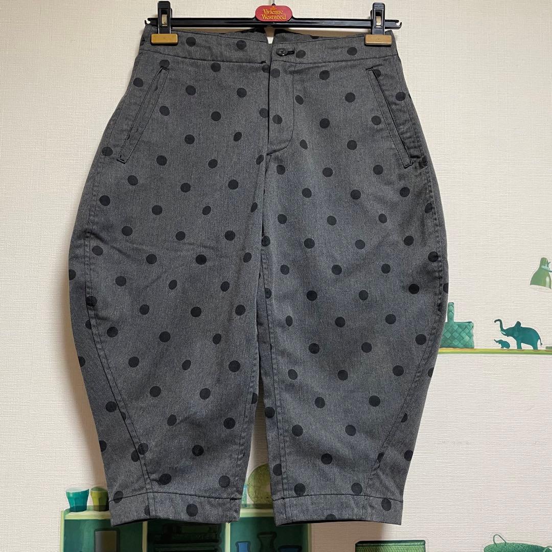 中古　美品　ブラック　コムデギャルソン サルエルパンツ・寅壱パンツ「XSサイズ