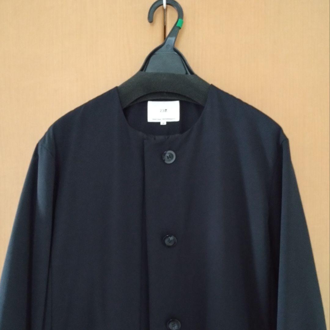 ★美品★ 23区 中綿コート 38 ノーカラーコート セレモニー 卒業式 入学式