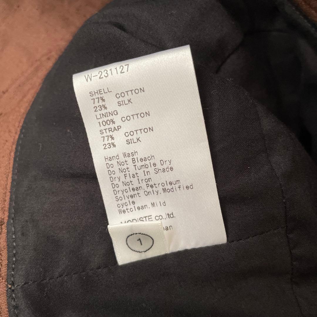 美品KIJIMATAKAYUKIコットンソフトバケットハット