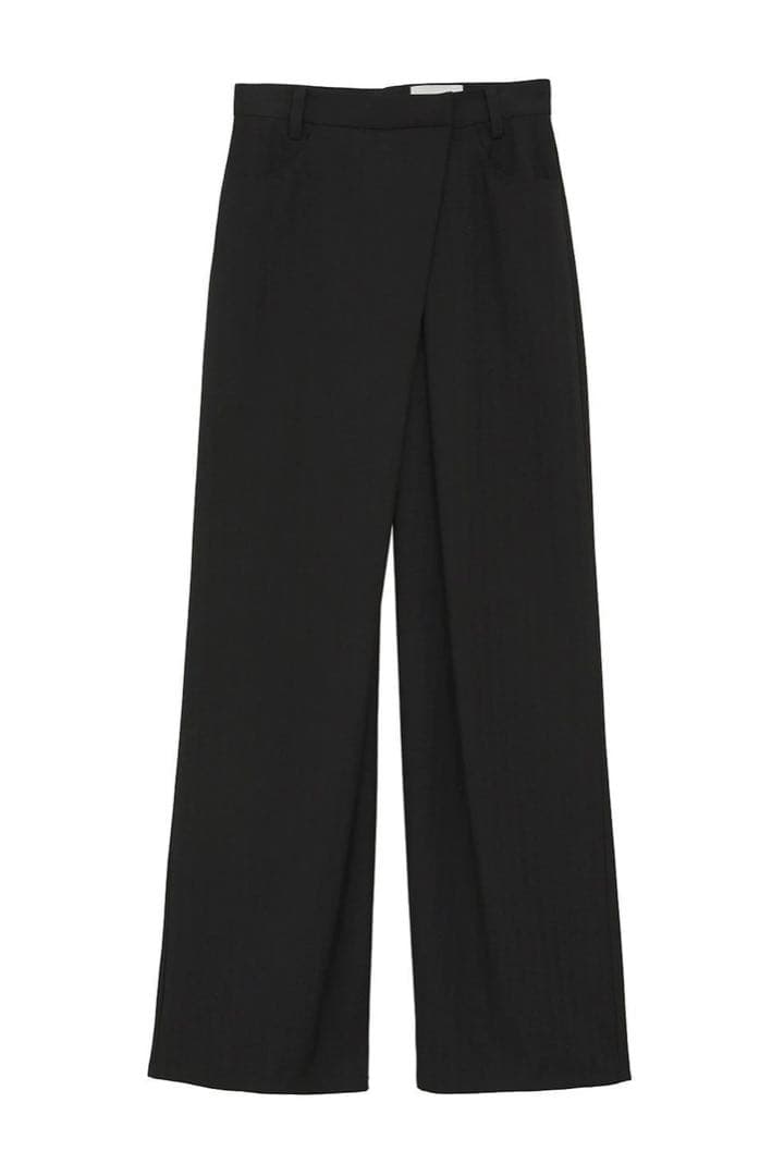 CLANE×田中みな実　TUCK HERRINGBONE SLACKS