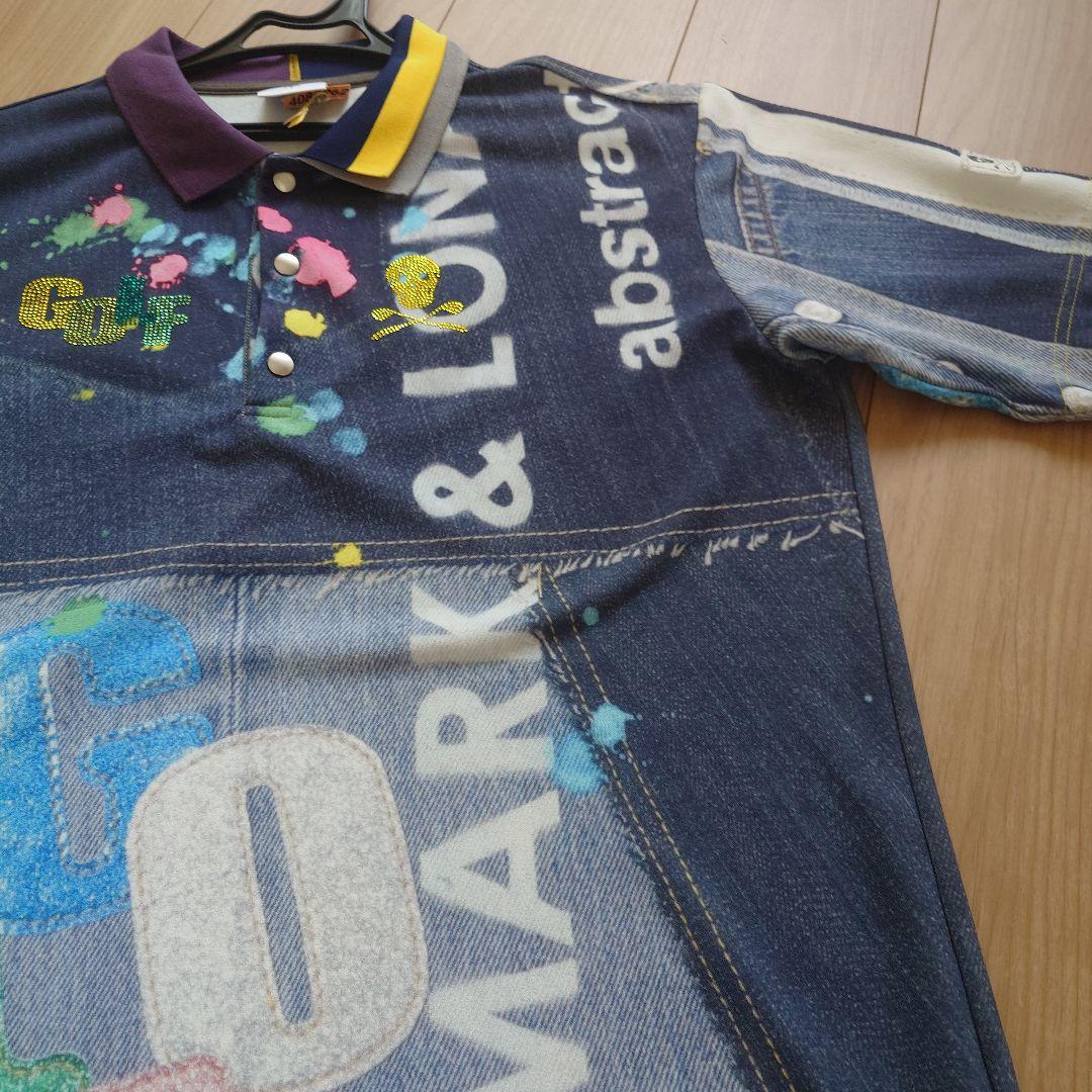 MARK & LONA ポロシャツ デニム調