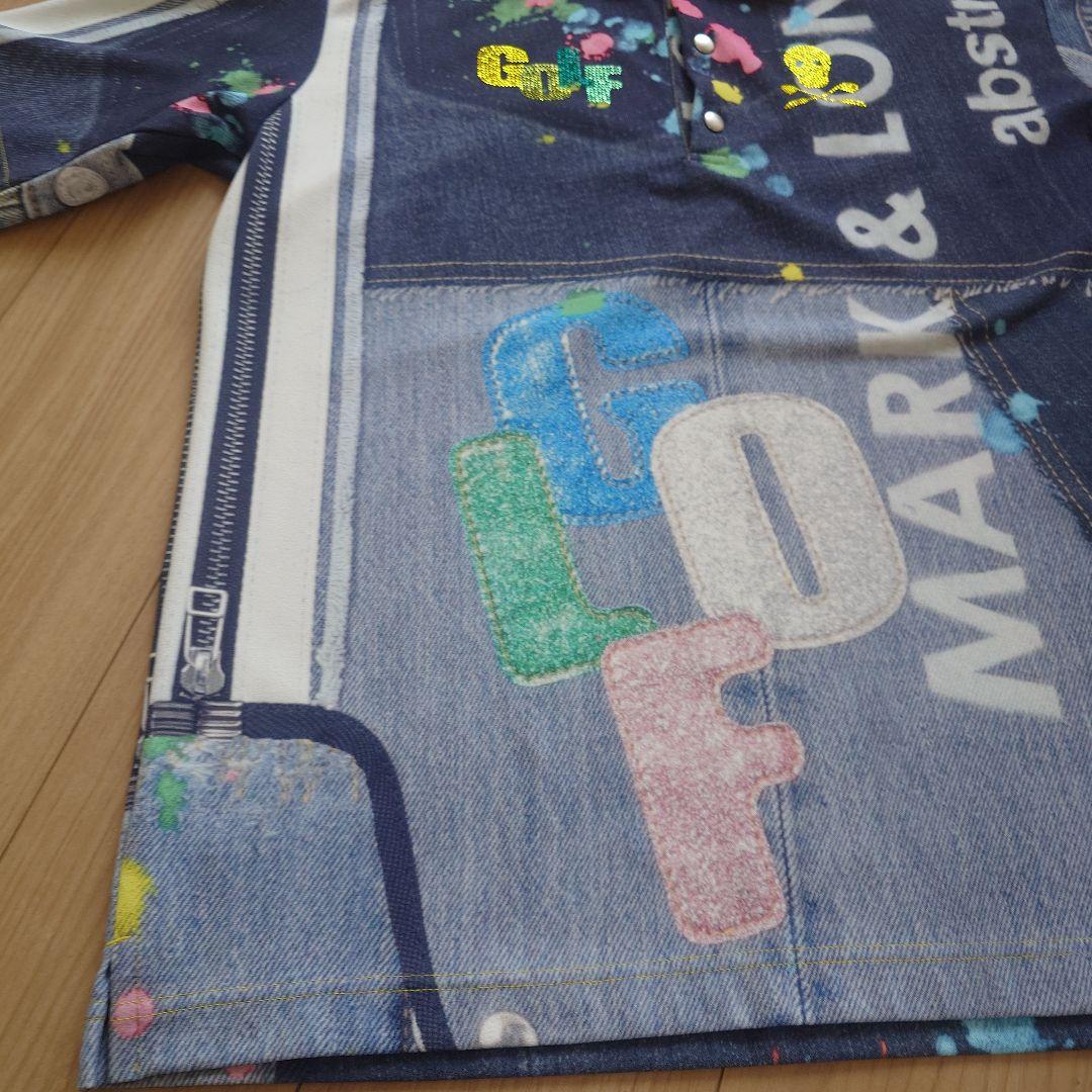 MARK & LONA ポロシャツ デニム調