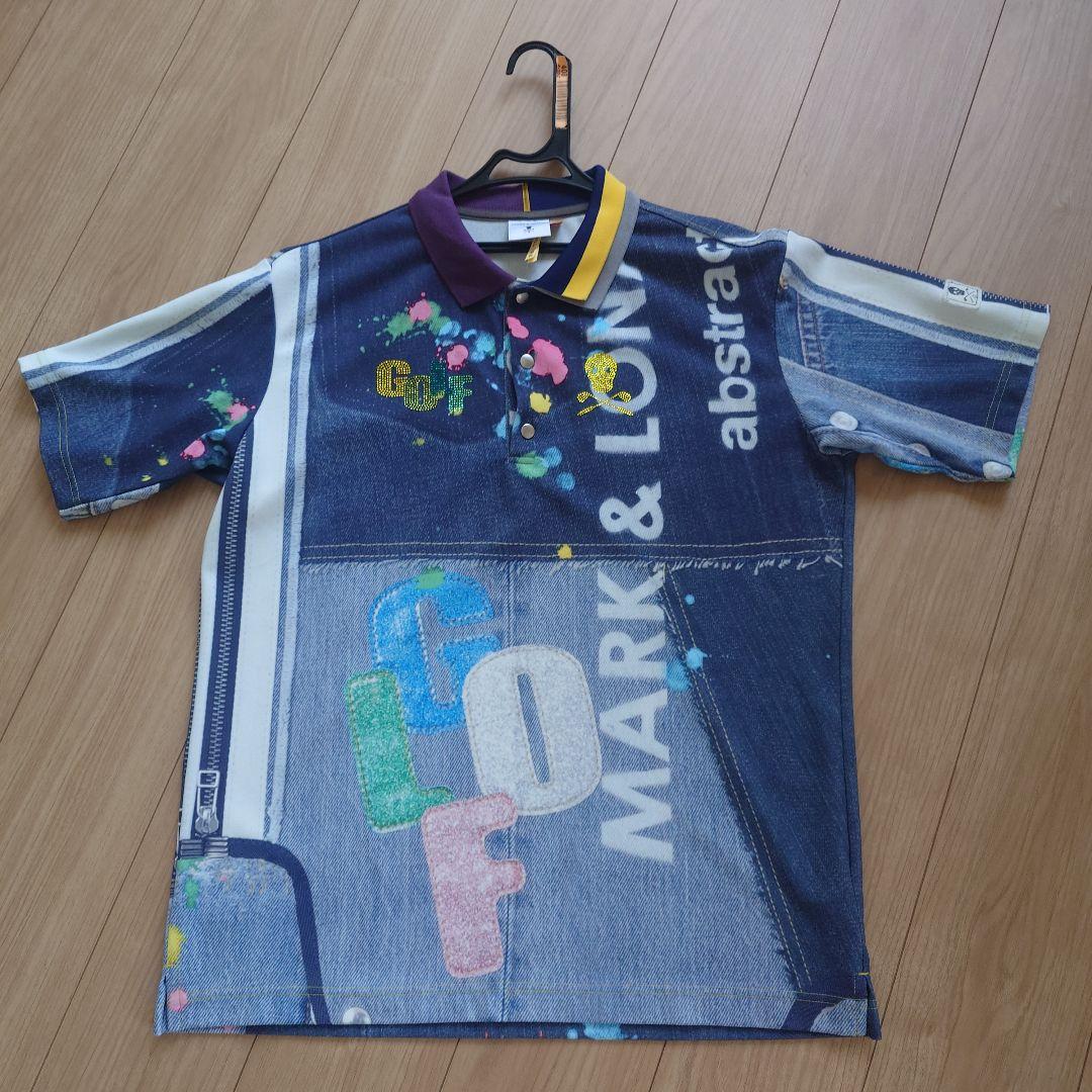 MARK & LONA ポロシャツ デニム調