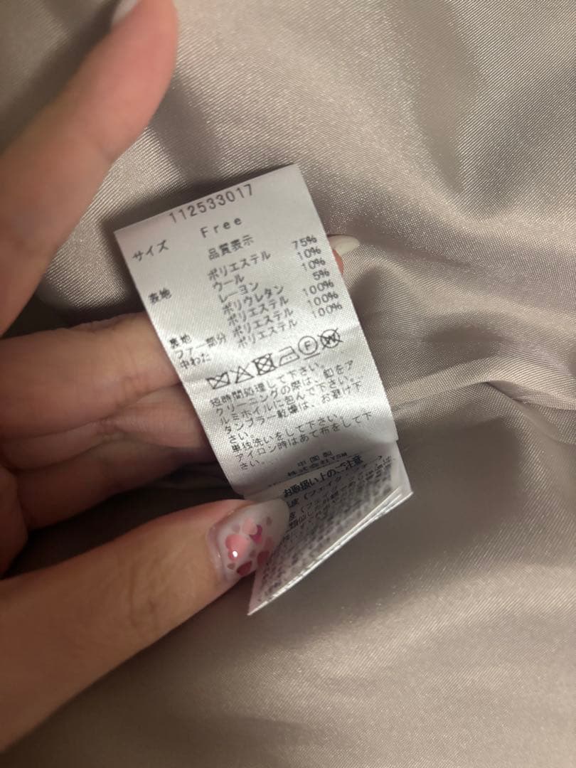 【優美さん専用】ベージュ ファーコート FREEサイズ