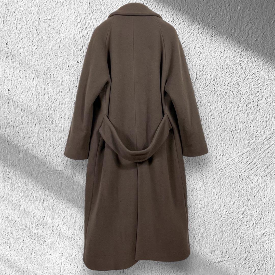 FABRICA TESSUTI ウール ロング チェスターコート カシミヤ混 L